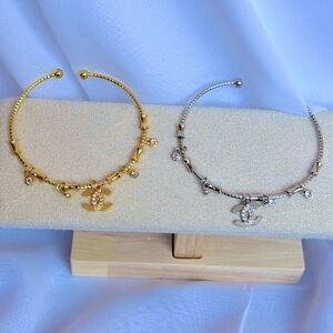 Gold and Silver Women's Charm Bracelets